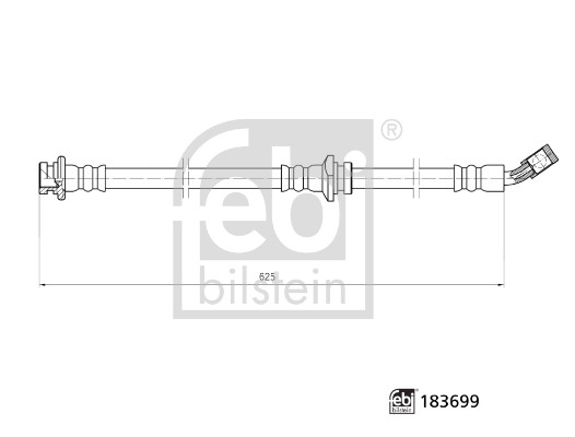 Febi 183699 Brake Hose