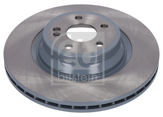 Febi 184660 2x Brake Discs Pair Vented
