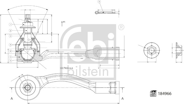 Febi 184966 Tie / Track Rod End