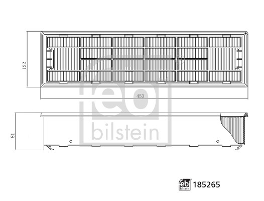 Febi 185265 Pollen / Cabin Filter