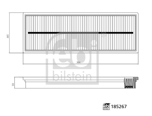 Febi 185267 Pollen / Cabin Filter