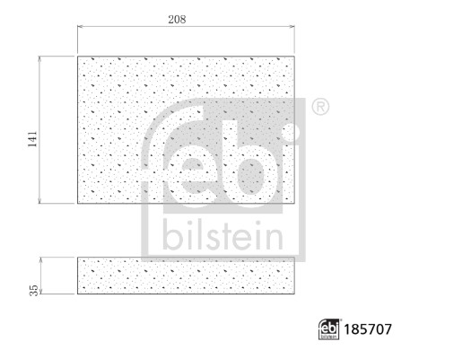 Febi 185707 Pollen / Cabin Filter