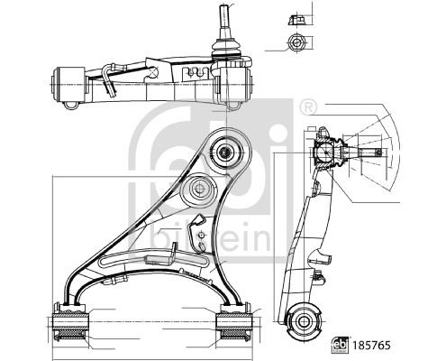 Febi 185765 Wishbone / Suspension Arm