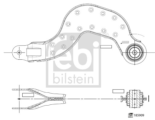 Febi 185909 Wishbone / Suspension Arm