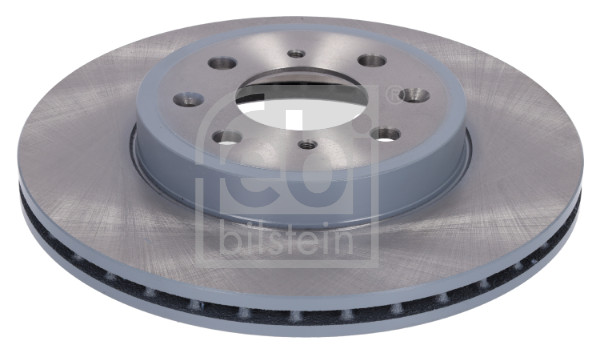 Febi 188760 2x Brake Discs Pair Vented