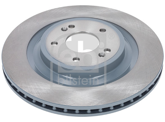 Febi 196890 2x Brake Discs Pair Vented
