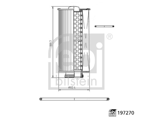 Febi 197270 Automatic GearBox Oil Filter