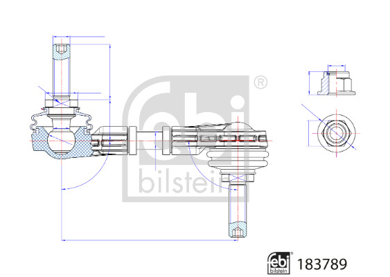 Febi 183789 Anti Roll Bar Link
