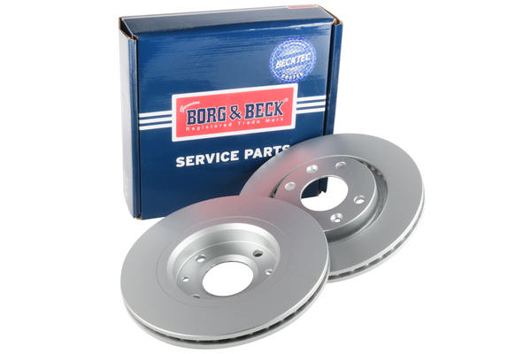 Borg & Beck BBD4245 2x Brake Discs Pair Vented