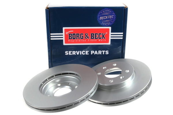 Borg & Beck BBD5239 2x Brake Discs Pair Vented