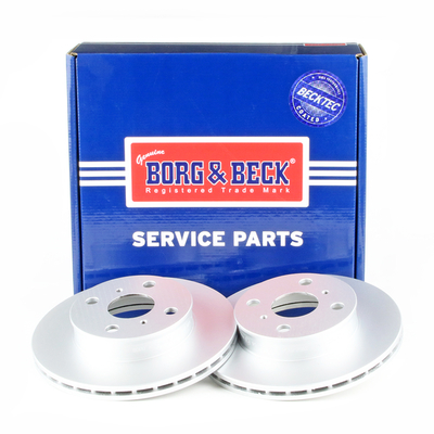 Borg & Beck BBD4039 2x Brake Discs Pair Vented