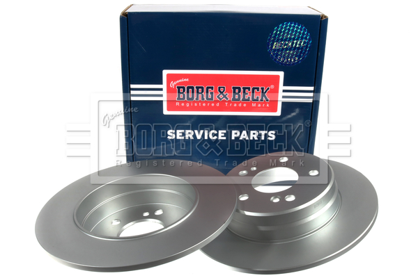 Borg & Beck BBD4094 2x Brake Discs Pair Solid
