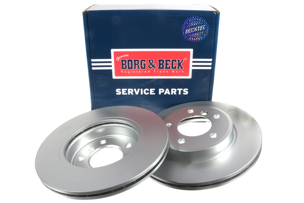 Borg & Beck BBD4127 2x Brake Discs Pair Vented