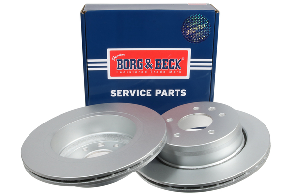 Borg & Beck BBD4189 2x Brake Discs Pair Vented
