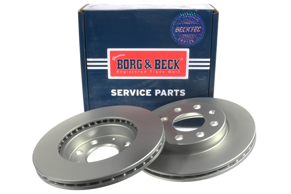 Borg & Beck BBD4252 2x Brake Discs Pair Vented