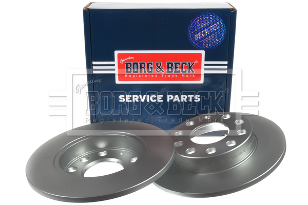 Borg & Beck BBD4273 2x Brake Discs Pair Solid