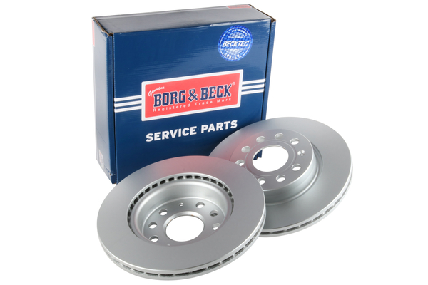 Borg & Beck BBD4314 2x Brake Discs Pair Vented