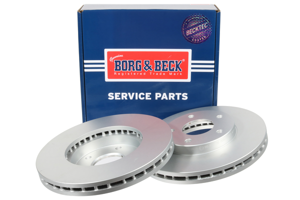 Borg & Beck BBD4327 2x Brake Discs Pair Vented