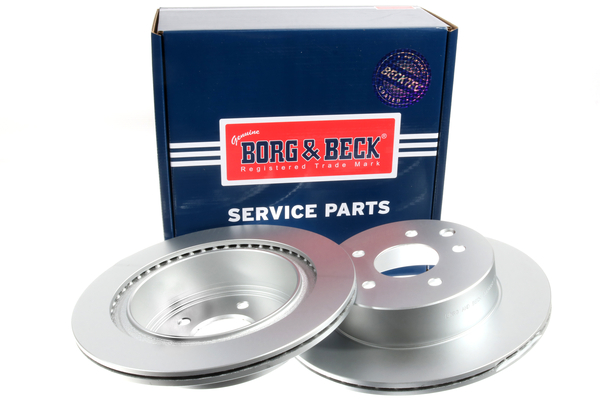 Borg & Beck BBD4368 2x Brake Discs Pair Vented