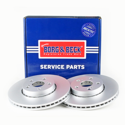 Borg & Beck BBD4456 2x Brake Discs Pair Vented