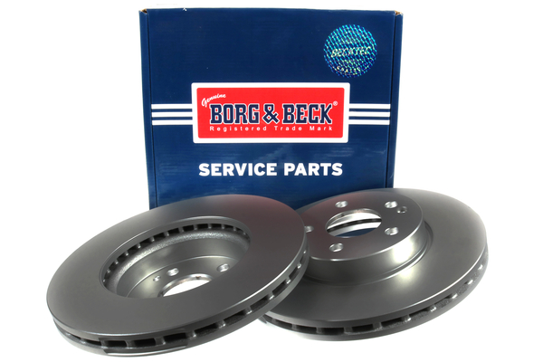 Borg & Beck BBD4488 2x Brake Discs Pair Vented