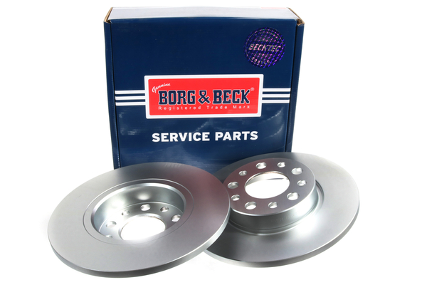 Borg & Beck BBD4515 2x Brake Discs Pair Solid