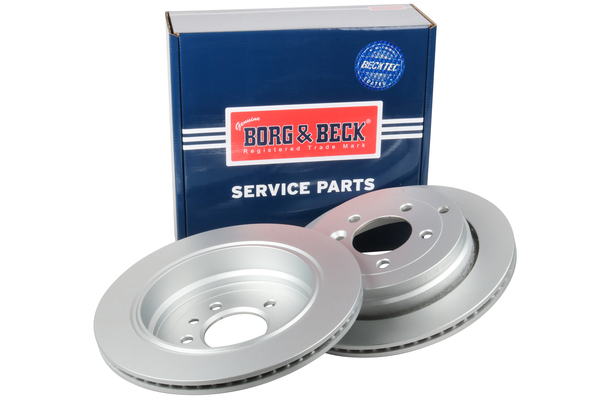 Borg & Beck BBD4532 2x Brake Discs Pair Vented