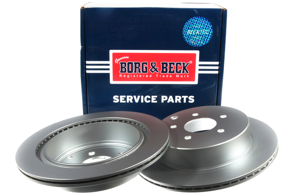 Borg & Beck BBD4573 2x Brake Discs Pair Vented