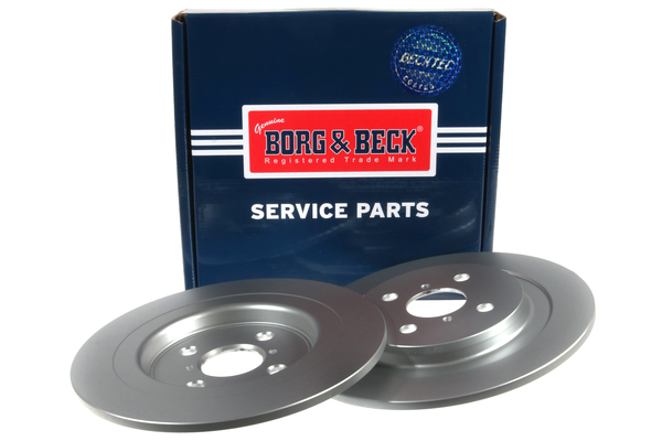 Borg & Beck BBD4601 2x Brake Discs Pair Solid