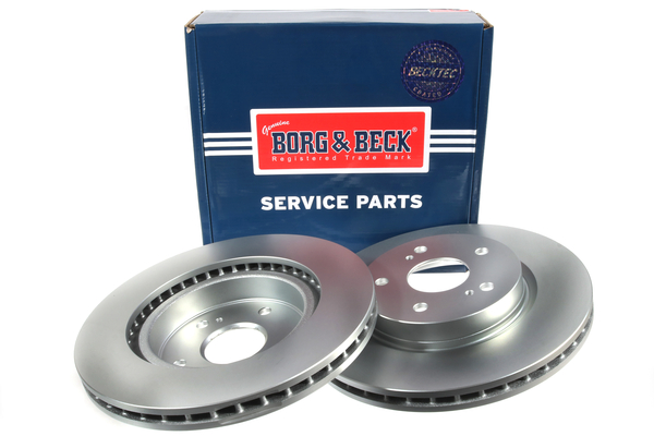 Borg & Beck BBD4607 2x Brake Discs Pair Vented