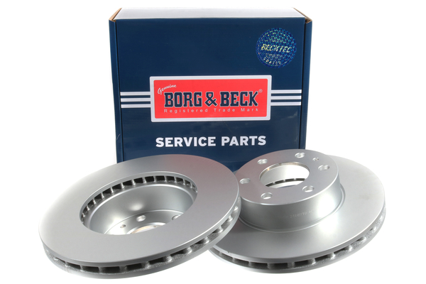 Borg & Beck BBD4709 2x Brake Discs Pair Vented