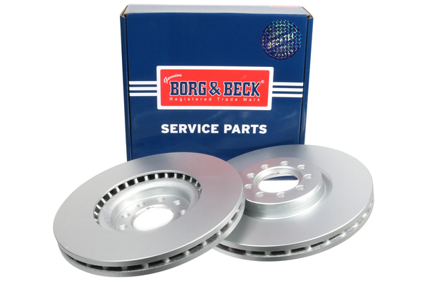 Borg & Beck BBD4711 2x Brake Discs Pair Vented