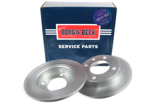Borg & Beck BBD4749 2x Brake Discs Pair Solid