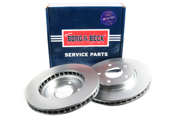 Borg & Beck BBD4752 2x Brake Discs Pair Vented
