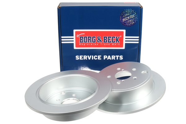 Borg & Beck BBD4756 2x Brake Discs Pair Solid