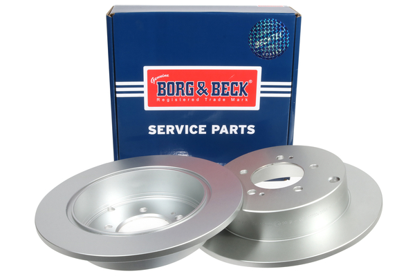 Borg & Beck BBD4763 2x Brake Discs Pair Solid