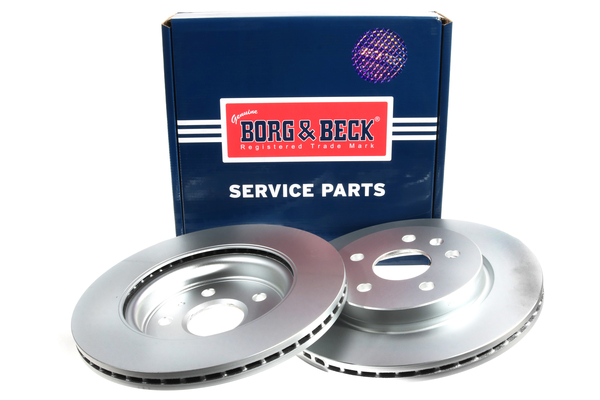 Borg & Beck BBD4766 2x Brake Discs Pair Vented