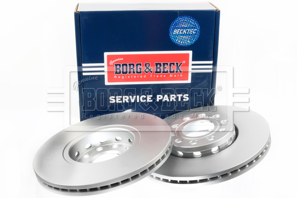 Borg & Beck BBD4948 2x Brake Discs Pair Vented
