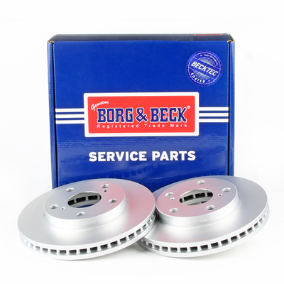 Borg & Beck BBD5033 2x Brake Discs Pair Vented