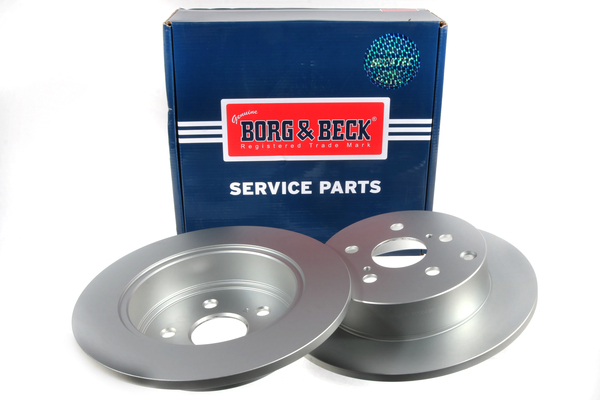 Borg & Beck BBD5159 2x Brake Discs Pair Solid