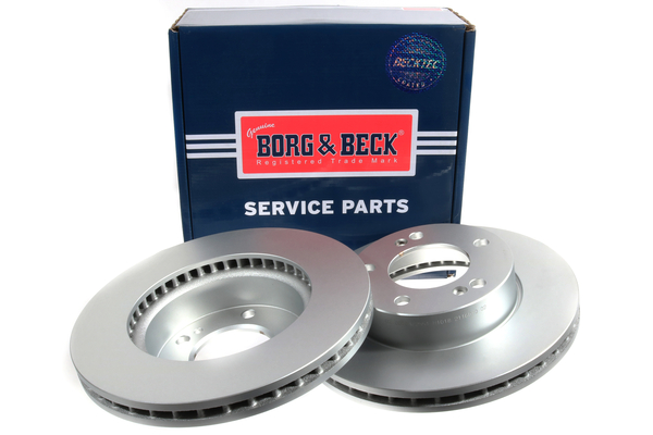 Borg & Beck BBD5189 2x Brake Discs Pair Vented