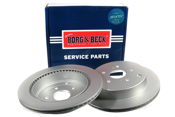 Borg & Beck BBD5196 2x Brake Discs Pair Vented