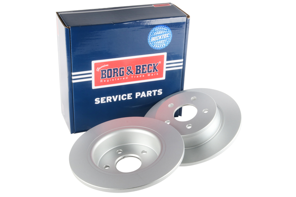 Borg & Beck BBD5210 2x Brake Discs Pair Solid