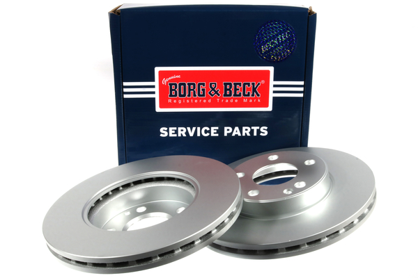 Borg & Beck BBD5267 2x Brake Discs Pair Vented