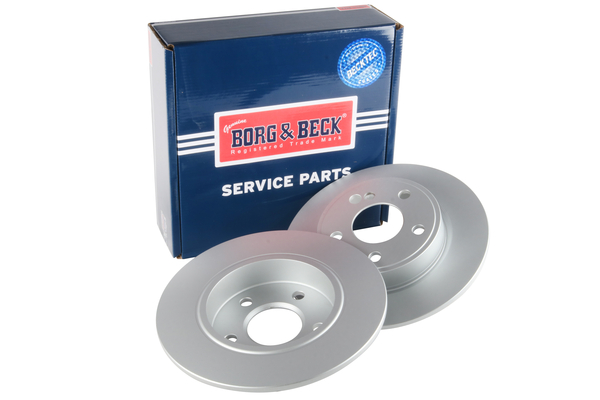 Borg & Beck BBD5269 2x Brake Discs Pair Solid
