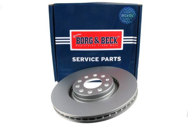 Borg & Beck BBD5734S 2x Brake Discs Pair Vented