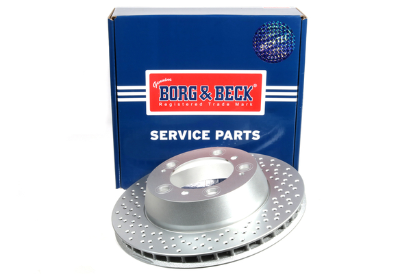 Borg & Beck BBD5836S 2x Brake Discs Pair Vented