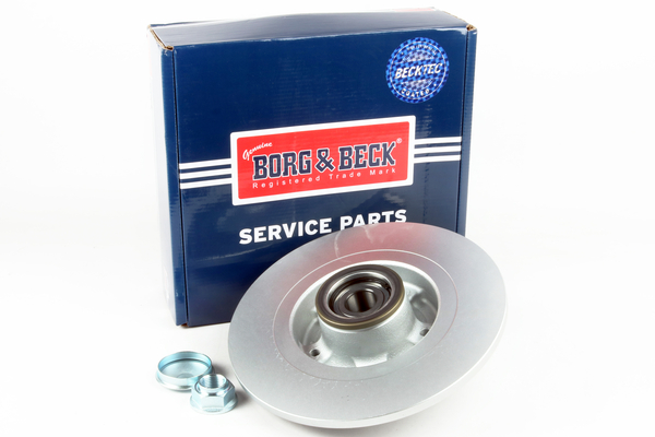 Borg & Beck BBD5968S 2x Brake Discs Pair Solid