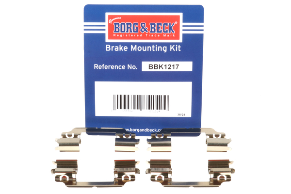 Borg & Beck BBK1217 Brake Pad Fitting Kit