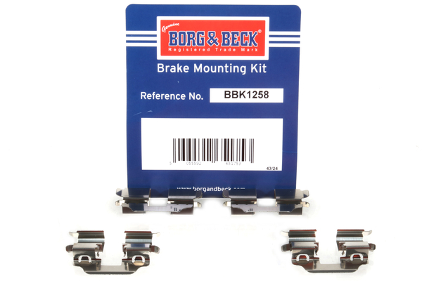 Borg & Beck BBK1258 Brake Pad Fitting Kit